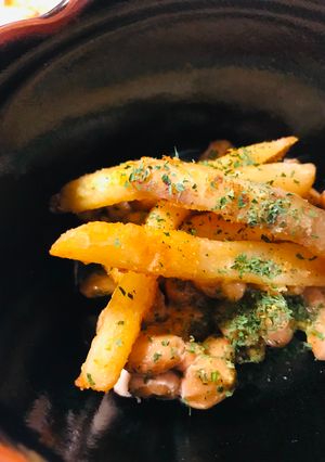 毎日の納豆●フライドポテト添え-レシピのメイン写真