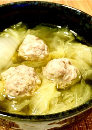 白菜たっぷり♪肉団子のスープ-レシピのメイン写真