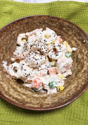 3分！竹輪とシーチキンのマヨネーズサラダ-レシピのメイン写真
