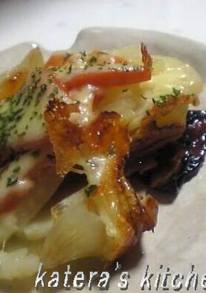 ポテ☆タマ☆トマちゃんのチーズ重ね焼き♪-レシピのメイン写真