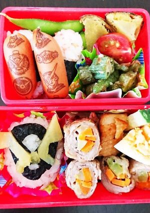 仮面ライダーゲイツ☆いもほり弁当(幼児)-レシピのメイン写真