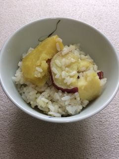 圧力鍋でさつま芋ごはん-レシピのメイン写真