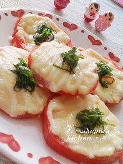 ❤ฺトマトのマヨチーズ焼き❤ฺ-レシピのメイン写真