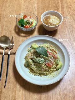 ジェノベーゼパスタ-レシピのメイン写真