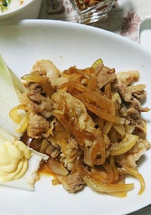 私の大好きな定食屋の焼肉定食！思い出の味-レシピのメイン写真