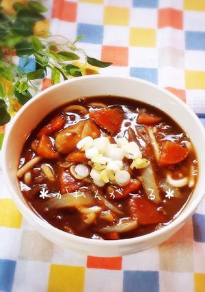 残りカレーで☆カレーうどん☆-レシピのメイン写真