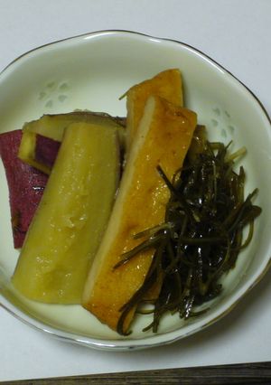 だしいらずのさつま芋と昆布の煮物-レシピのメイン写真