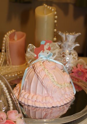 ピンクドレスのドールケーキ-レシピのメイン写真