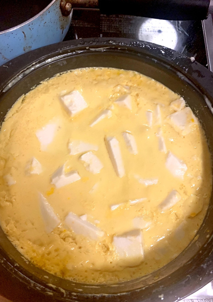 お豆腐の卵とじ-レシピのメイン写真