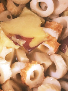 さつまいもとれんこんのこっくり煮-レシピのメイン写真