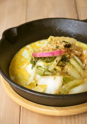 簡単おつまみ！漬物ステーキ／白菜の漬物-レシピのメイン写真