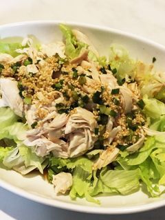 ささみとレタスのサラダ-レシピのメイン写真