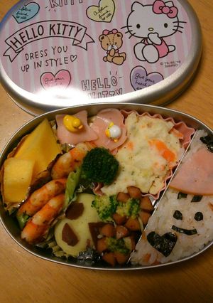 こびとのお弁当 秋の遠足 5歳-レシピのメイン写真