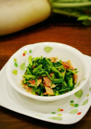 大根菜とベーコンのバター炒め-レシピのメイン写真