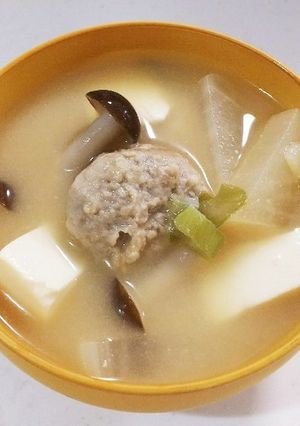 いわしとごぼうのつみれ汁-レシピのメイン写真