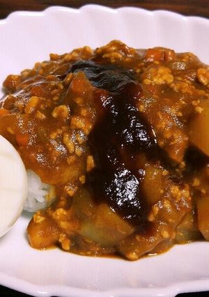 簡単！美味しい☆鶏ひき肉と卵の親子カレー-レシピのメイン写真