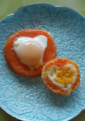 お弁当に☆人参の中にウズラちゃん-レシピのメイン写真