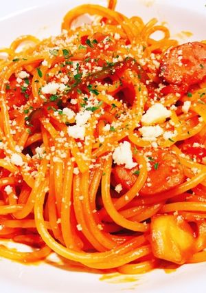 簡単！ナポリタン-レシピのメイン写真