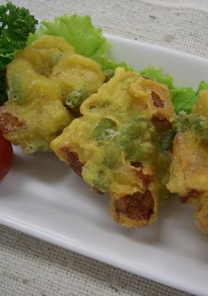 枝豆とさつま揚げのカレー風味揚げ-レシピのメイン写真
