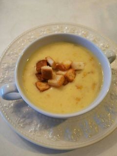 缶のコーンポタージュスープ+根菜-レシピのメイン写真