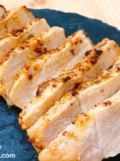 オーブンで簡単!豚ロースのマスタード焼き-レシピのメイン写真