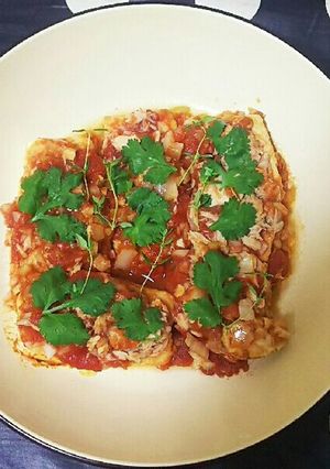 とうふとツナのトマト煮-レシピのメイン写真