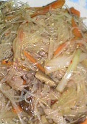 チャプチェ（春雨の和え物）-レシピのメイン写真
