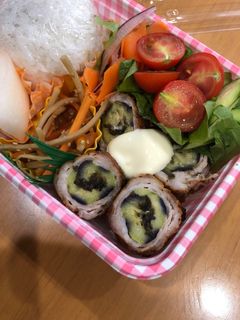 ナスのチーズ豚肉巻き-レシピのメイン写真