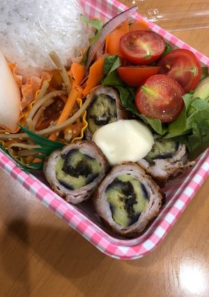 ナスのチーズ豚肉巻き-レシピのメイン写真