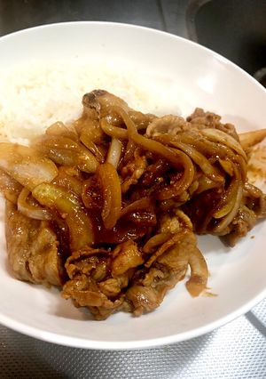 豚丼 バターと甜麺醤で。-レシピのメイン写真