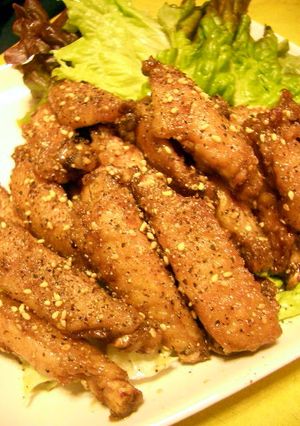 ピリ辛♪名古屋風 鶏手羽先のから揚げ-レシピのメイン写真