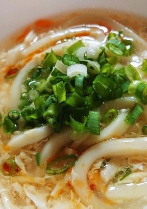 簡単!ふわとろ酸辣湯うどん-レシピのメイン写真