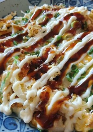 低糖質!キャベツと納豆のお好み焼風-レシピのメイン写真