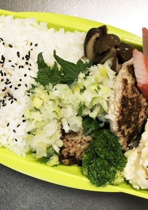 旦那弁当190♥ハンバーグ弁当！-レシピのメイン写真