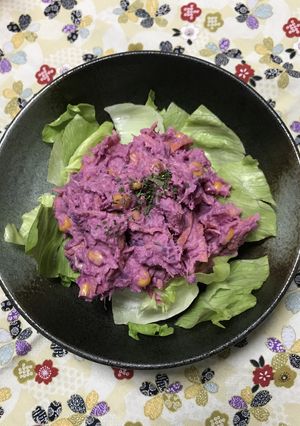 紫芋のポテトサラダ-レシピのメイン写真