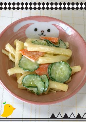 ストウブ12cmで簡単〜マカロニサラダ♪-レシピのメイン写真