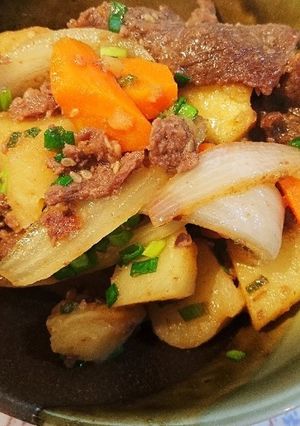 15分で簡単♪コストコのプルコギ肉じゃが-レシピのメイン写真