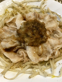 超かんたん「豚しゃぶもやし」!-レシピのメイン写真