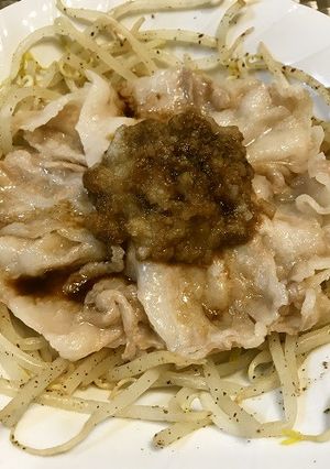 超かんたん「豚しゃぶもやし」！-レシピのメイン写真