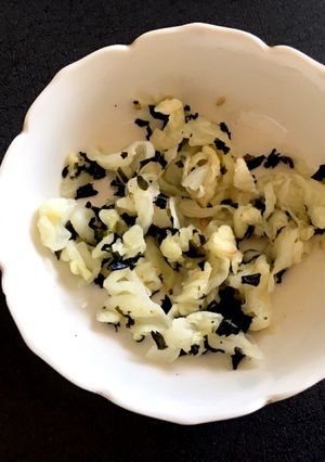 キャベツのワカメふりかけ和え-レシピのメイン写真