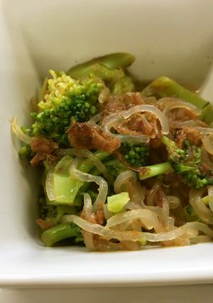 ブロッコリーとしらたきのサラダ（透析食）-レシピのメイン写真