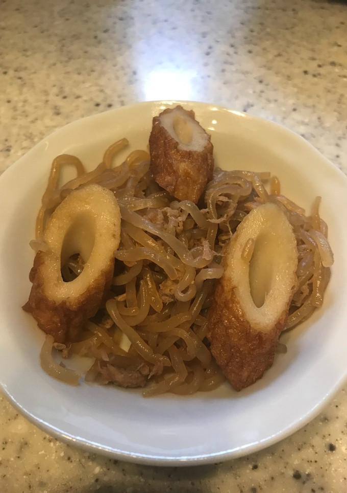 白滝ツナちくわ炒め-レシピのメイン写真
