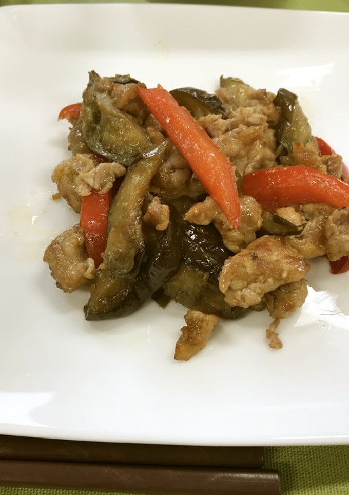 豚と茄子の生姜焼き（透析食）-レシピのメイン写真