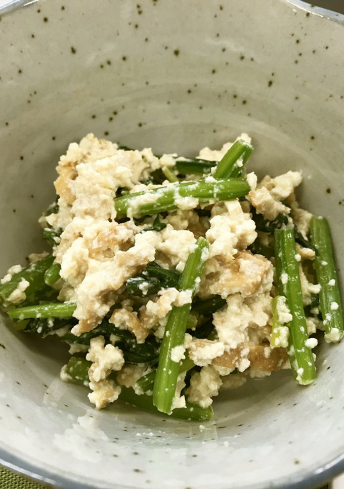 厚揚げの白和え（透析食）-レシピのメイン写真