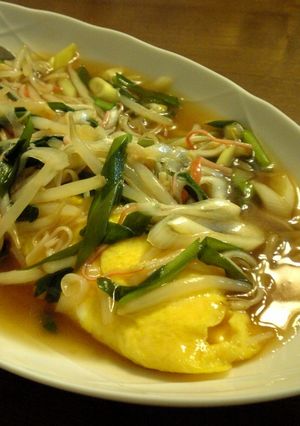 ふわふわ卵に野菜のあんかけ-レシピのメイン写真