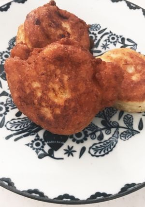 材料3つ☆バナナと豆腐のドーナツ。-レシピのメイン写真