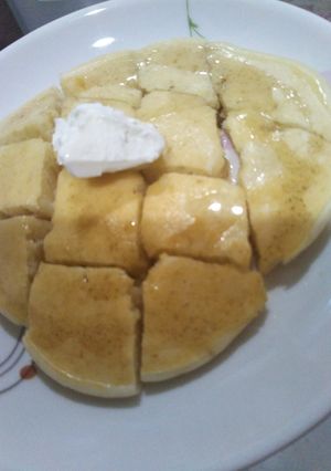かさ増し！卵なし！節約ホットケーキ✨-レシピのメイン写真