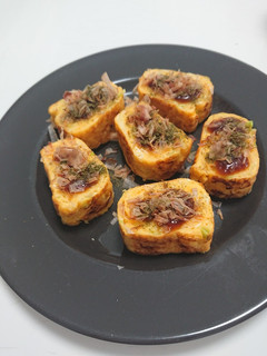 【簡単】玉子焼き機でお好み焼き*お弁当-レシピのメイン写真