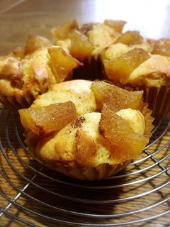 甘煮りんごマフィン-レシピのメイン写真