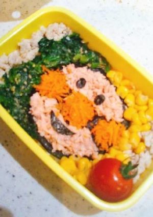 簡単♥栄誉満点♥アンパンマン5色キャラ弁-レシピのメイン写真